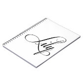 名はユリ書 ノートブック (左側)