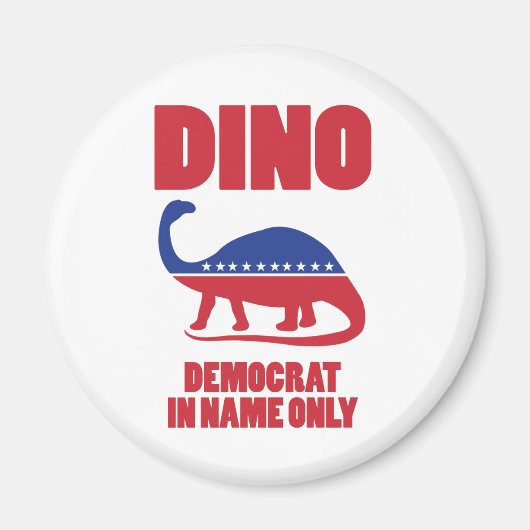 名ばかり民主党員マグネット(DINO) マグネット (正面)