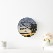 名インスパイア勝の時計 ラウンド壁時計 (ホーム)