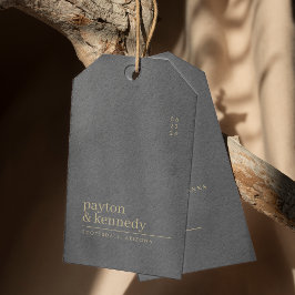 名エレガントパーソナライズされた前結婚感謝 ギフトタグ