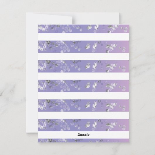 名エレガントパーソナライズされた名ハッピーイースター日 シーズンカード (裏面)