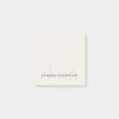 名エレガントモダンパーソナライズされた付きプロフェッショナル ポストイット (正面)