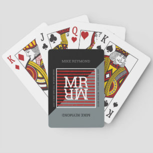名エレガントモダン遊前が付いたBLACK/GRAY_CARD トランプ