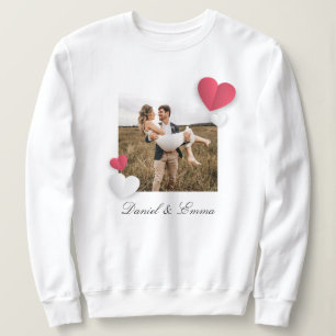 名エレガント付きカスタムPhoto Sweatshirt スウェットシャツ