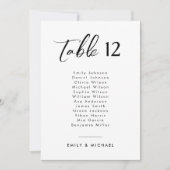 名エレガント付きス結婚クリプトの表番号 招待状 (正面)