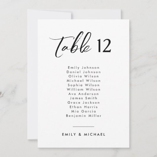 名エレガント付きス結婚クリプトの表番号 招待状 (正面)