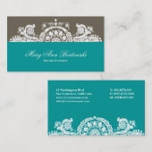 名エレガント刺テ華美ンプレート 名刺 (正面/裏面)