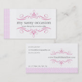 名エレガント刺 名刺 (正面/裏面)