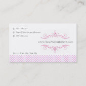 名エレガント刺 名刺 (裏面)