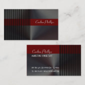 名エレガント刺+筋 名刺 (正面/裏面)