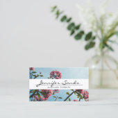 名エレガント前さくらんぼBLOOMS II名刺付き 名刺 (スタンド正面)