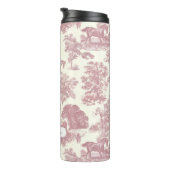 名エレガント前のシックなピンクの馬 タンブラー (回転右)