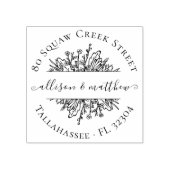 名エレガント前の結婚フローラヴィンテージ ラバースタンプ (インプリント)