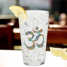 名エレガント前カラフル、ボタニカルOm記号16oz