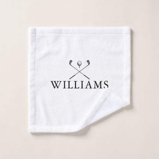 名エレガント前パーソナライズされたゴルフクラブ バスタオルセット (ウォッシュタオル)