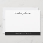 名エレガント称・文字事業会社プロフェッショナル ノートカード (正面)