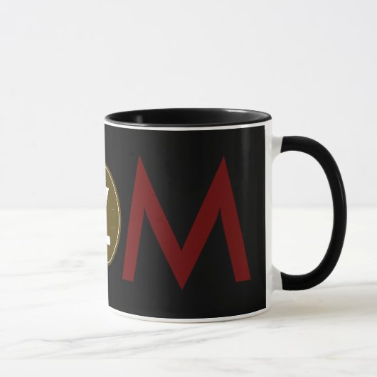名カスタマイズイニシャル マグカップ (右)