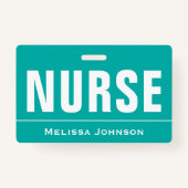 名カスタマイズナース バッジ (正面)