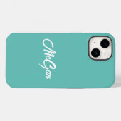 名カスタマイズモダンミニマル前。 Case-Mate iPhoneケース (裏面 (横))