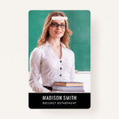 名カスタマイズ前と写真 | IDカードバッジ バッジ (正面)