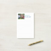 名カスタマイズ前タイトルと写真、罫線 ポストイット (デスク上)