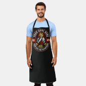 名カスタマイズ前ファイターヘルメットマスク火災救助隊 エプロン (着用した状態)