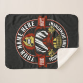 名カスタマイズ前ファイターヘルメットマスク火災救助隊 シェルパブランケット (正面(横))