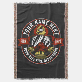 名カスタマイズ前ファイターヘルメットマスク火災救助隊 スローブランケット