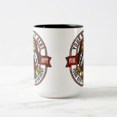 名カスタマイズ前ファイターヘルメットマスク火災救助隊 ツートーンマグカップ (中央)