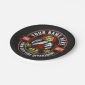 名カスタマイズ前ファイターヘルメットマスク火災救助隊 ペーパープレート (アングル)