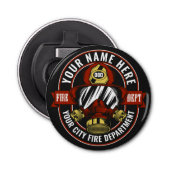 名カスタマイズ前ファイターヘルメットマスク火災救助隊 栓抜き (正面)