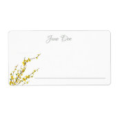 名カスタマイズ前作家 ラベル (正面)