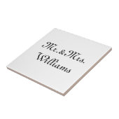 名カスタマイズ前名ホワイト夫人 タイル (側面)