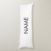 名カスタマイズ前、文字ミニマル白黒 ボディピロー (裏面 (縦))