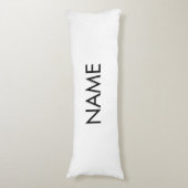 名カスタマイズ前、文字ミニマル白黒 ボディピロー (正面縦)