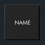 名カスタマイズ前、文字ミニマル白黒 マグネット<br><div class="desc">名カスタマイズ前、文字ミニマル白黒磁石</div>