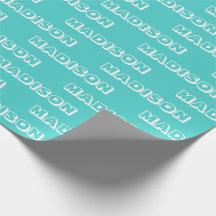 名カスタマイズ前、文字、誕生日ギフトターコイズ