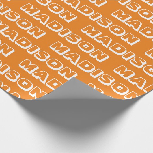 名カスタマイズ前，文字,誕生日ギフト ラッピングペーパー (角)