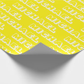 名カスタマイズ前，文字,誕生日ギフト ラッピングペーパー (角)