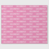 名カスタマイズ前，文字,誕生日ギフト ラッピングペーパー (フラット)