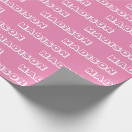 名カスタマイズ前，文字,誕生日ギフト ラッピングペーパー