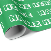 名カスタマイズ前，文字,誕生日ギフト ラッピングペーパー (ロールコーナー)