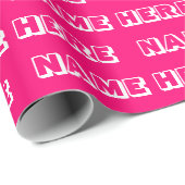 名カスタマイズ前，文字,誕生日ギフト ラッピングペーパー (ロールコーナー)