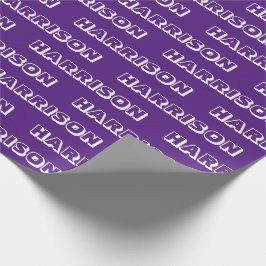 名カスタマイズ前，文字,誕生日ギフト ラッピングペーパー