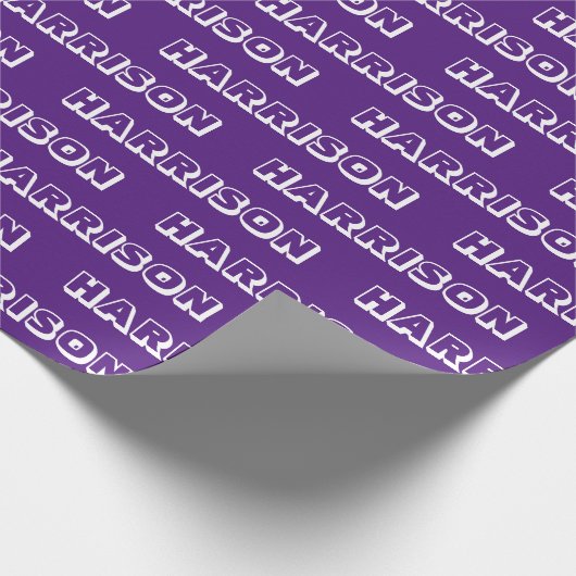 名カスタマイズ前，文字,誕生日ギフト ラッピングペーパー (角)