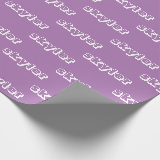 名カスタマイズ前，文字,誕生日ギフト ラッピングペーパー (角)