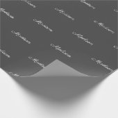 名カスタマイズ前，文字,誕生日ギフト ラッピングペーパー (角)