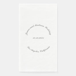 名カスタマイズ前、灰色の曲線結婚文字