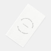 名カスタマイズ前、灰色の曲線結婚文字 (コーナー)