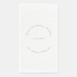 名カスタマイズ前、灰色の曲線結婚文字